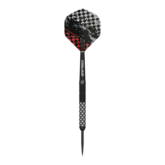 Stalowe lotki GOAT Finish Line Das Bild zeigt die GOAT Finish Line Tungsten Steeldarts. Diese Darts sind hochwertig verarbeitet und besonders langlebig.