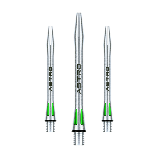 Winmau Astro Aluminium Shafts - Grün