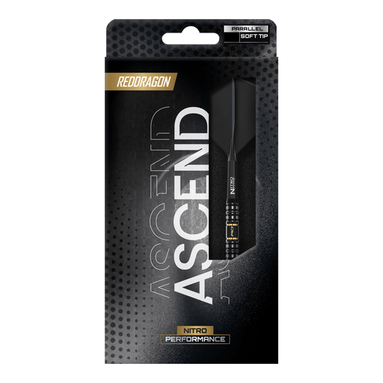 Red Dragon Ascend Parallel Softdarts - 20g Auf dem Bild sieht man Red Dragon Ascend Parallel Softdarts - 20g. Sie eignen sich hervorragend für Darts-Fans.