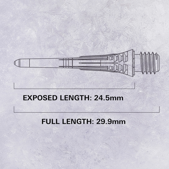 Końcówki do lotek Target Cryo Soft Dart Tips, białe, 30 szt. Dieses Bild zeigt den Target Cryo Softdartspitzen 30er Pack in der Farbe Weiß. Die Spitzen werden zum Wechseln bei Softdarts verwendet.