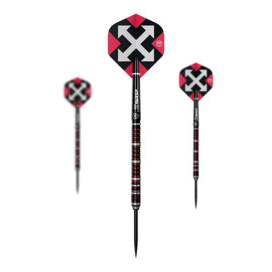 Stalowe lotki Bulls Sixty S2 Abgebildet ist das Set Bulls Sixty S2 Steeldarts. Das Set eignet sich ideal für Dart-Enthusiasten.