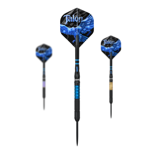 Lotki stalowe One80 Talon T1 Abgebildet sind die One80 Talon Steeldarts. Das Set besteht aus hochwertigen Steeldarts zum professionellen Dartspiel.