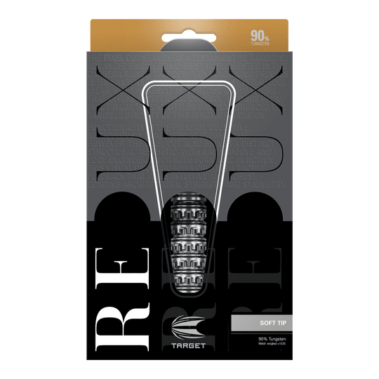 Target Redux 10 miękkich lotek - 18g Target Redux 10 Softdarts - 18g ist auf diesem Bild zu sehen. Die Darts sind für das Softdartspiel geeignet.