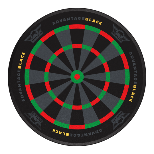Abgebildet ist der Bulls NL Advantage Black Mini Dart Display Darthalter. Dieser Halter eignet sich zur übersichtlichen Aufbewahrung von Darts.