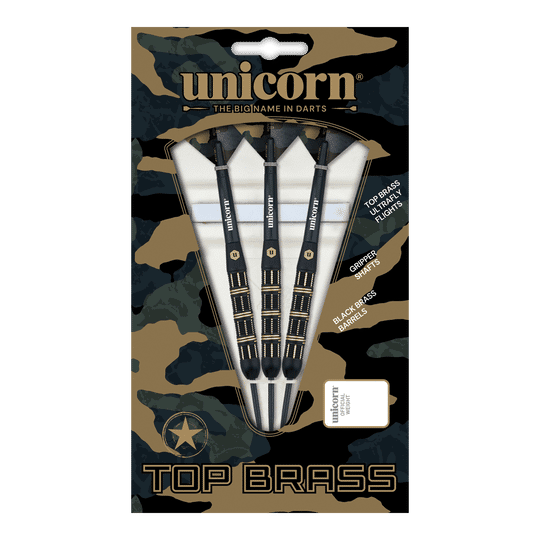 Steeldarts Unicorn Top Brass V3 - 21g