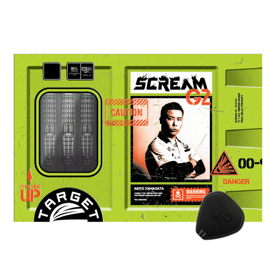 Target Japan Prime Series Akito Yamagata Scream GEN2 Swiss Point Steeldarts - 23g Abgebildet sind die Target Japan Prime Series Akito Yamagata Scream GEN2 Swiss Point Steeldarts - 23g. Sie eignen sich besonders gut für professionelle und ambitionierte Dartspieler.