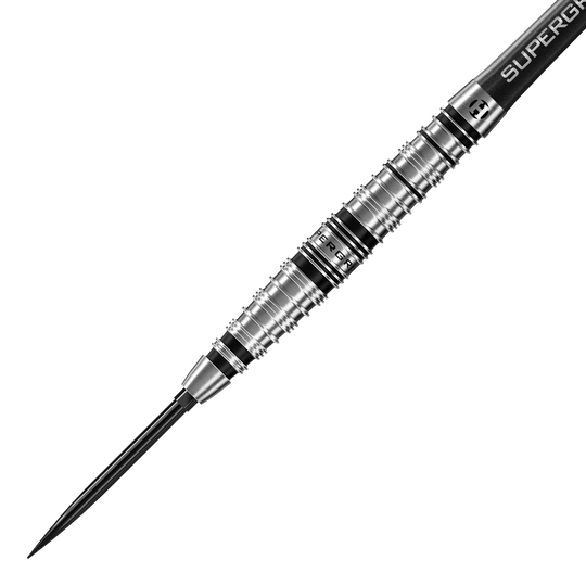 Lotki stalowe Harrows Supergrip Torpedo Quick Point Zu sehen sind die Harrows Supergrip Torpedo Quick Point Steeldarts. Diese Darts bieten einen guten Griff und sind speziell für Steeldartspiele gefertigt.