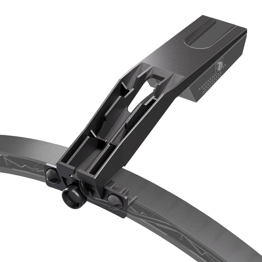 Ramię kamery Target OMNI VIRT Das Bild zeigt den Target OMNI VIRT Kamera Arm. Der Kamera Arm ist aus Metall gefertigt und eignet sich zur Befestigung einer Kamera.