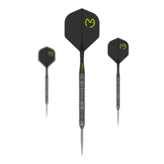 Winmau Michael van Gerwen Signature Edition Punkty przełączające Steeldarts Hier sieht man die Winmau MvG Signature Edition Switch Points Steeldarts. Dieses Set ist eine Sonderedition, inspiriert vom Profi-Dartspieler Michael van Gerwen.