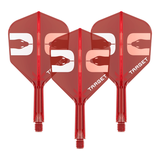 Auf dem Bild ist ein Produkt mit dem Dateinamen 410597_Target_K-Flex_Nathan_Aspinall_No6_Flight-System_19mm_1Set_(1) abgebildet. Es handelt sich anscheinend um ein Set von Dart-Flights oder ähnlichem Zubehör.