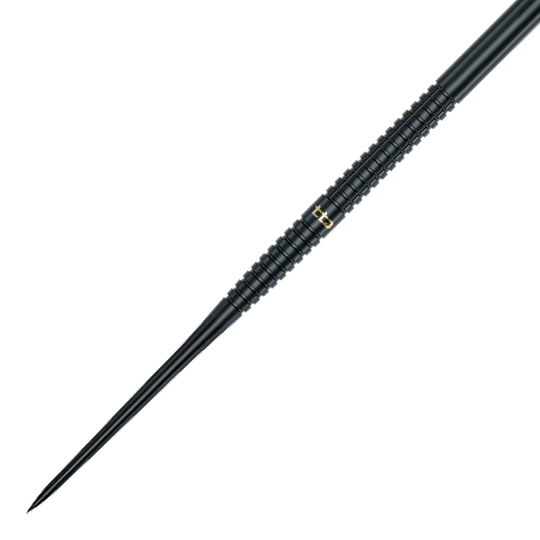 Zu sehen ist das Set Caliburn TTD Complete Titanium T1 Black Steeldarts - 5g. Die Steeldarts zeichnen sich durch ihr stilvolles Aussehen aus.