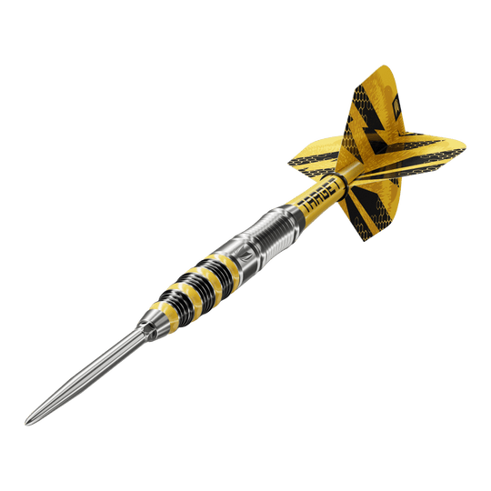 Stalowe lotki Target Buzz 03 Swiss Points Das Produkt ist Target Buzz 03 Swiss Points Steeldarts. Die Darts sind speziell zum Steeldart-Spielen entwickelt.