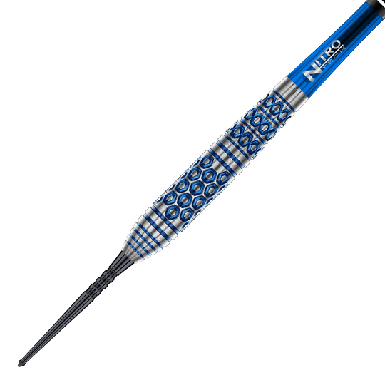 Stalowe lotki Red Dragon Luke Humphries TX5 Abgebildet ist das Produkt Red Dragon Luke Humphries TX5 Steeldarts. Das Bild zeigt die Steeldarts aus einer bestimmten Perspektive.