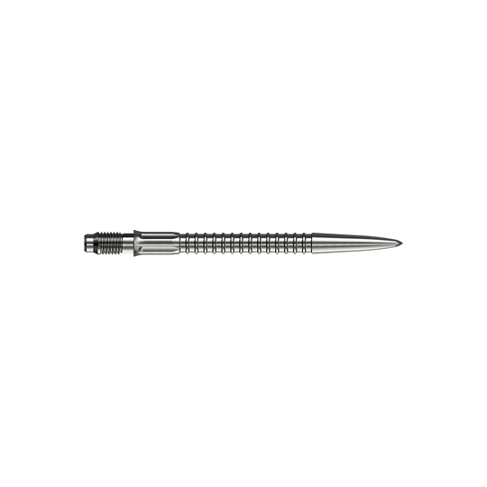 Końcówki do lotek Mission R2.5 Rapid Point GV1 – srebrne Das Bild zeigt Mission R25 Rapid Point GV1 Dartspitzen in Silber, 30mm. Hier handelt es sich um Ersatzspitzen für Darts.