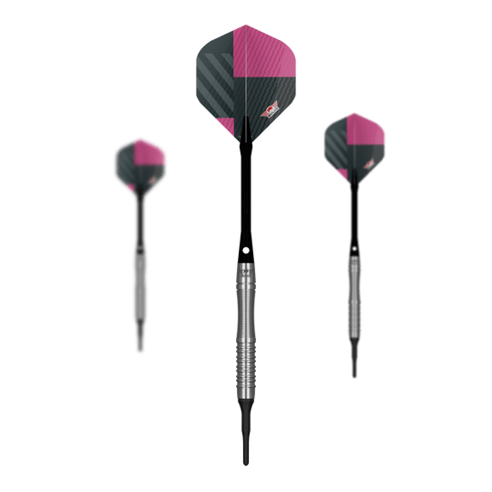 Bulls NL Volt Pink Soft Darts - 19g Bulls NL Volt Pink Soft Darts - 19g