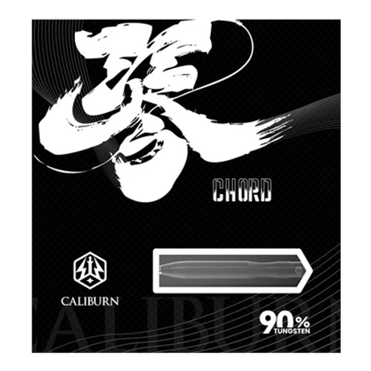 Lotki stalowe Caliburn Chord C1 - 21,5 g Abgebildet ist der Caliburn Chord C1 Steeldart mit 21,5g. Der Dartpfeil liegt auf einem neutralen Hintergrund.
