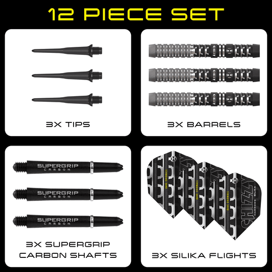 Harrow's Dave Chisnall Chizzy Series 4 miękkie lotki Zu sehen sind die Harrows Dave Chisnall Chizzy Series 4 Softdarts. Diese Softdarts bieten eine ausgezeichnete Qualität für Dartliebhaber.