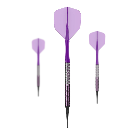 Miękkie lotki Caliburn Awakening ET - 20,5 g Zu sehen ist ein Artikel namens CB1896_Caliburn_Awakening_ET_Softdarts_1Set. Wahrscheinlich handelt es sich um ein Set von Softdarts.