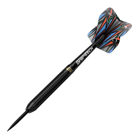 Zu sehen sind die GOAT Athlete Black Tungsten Steeldarts. Die Steeldarts bestehen aus hochwertigem Tungsten mit einem sportlichen Aussehen.