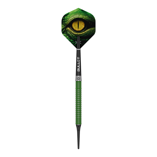 Das Bild zeigt Bullet Gator Softdarts - 20g. Diese Softdarts sind für präzises Dartspiel konzipiert.