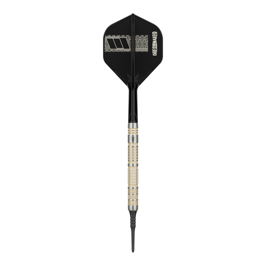 Target Dimitri Van Den Bergh 95K miękkie lotki - 19g Hier ist das Produkt Target Dimitri Van Den Bergh 95K Softdarts - 19g abgebildet. Die Darts bieten eine hochwertige Verarbeitung und stilvolles Aussehen.