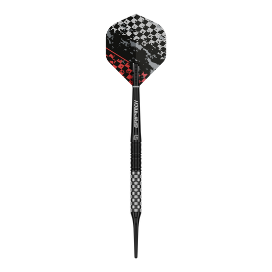 Miękkie lotki GOAT Finish Line - 20g Auf dem Bild sind die GOAT Finish Line Tungsten Softdarts - 20g zu sehen. Dieser Dartpfeil ist speziell für Softdart geeignet.
