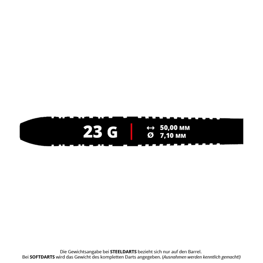 Harrows Damon Heta Natural Quick Point - 23g Dies ist ein Harrows Damon Heta Natural Quick Point Dart mit 23 Gramm. Der Dart ist für Steeldart-Spiele geeignet.