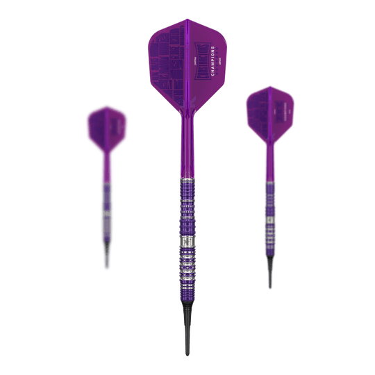 Auf dem Bild sieht man die Target Japan Sirius GEN4 Constructors Champions Limited Darts - 21g. Diese Darts sind eine limitierte Sonderedition.