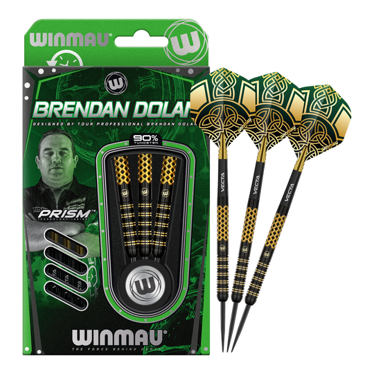 Winmau Brendan Dolan Signature Series Steeldarts Winmau Brendan Dolan Signature Series Steeldarts werden präsentiert. Das Produkt bietet professionelle Qualität für Dartspieler.