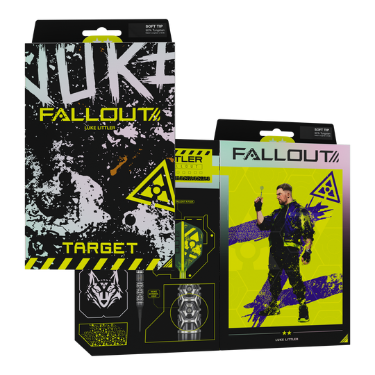 Miękkie lotki Target Luke Littler Nuke Fallout - 19 g Miękkie lotki Target Luke Littler Nuke Fallout - 19 g
