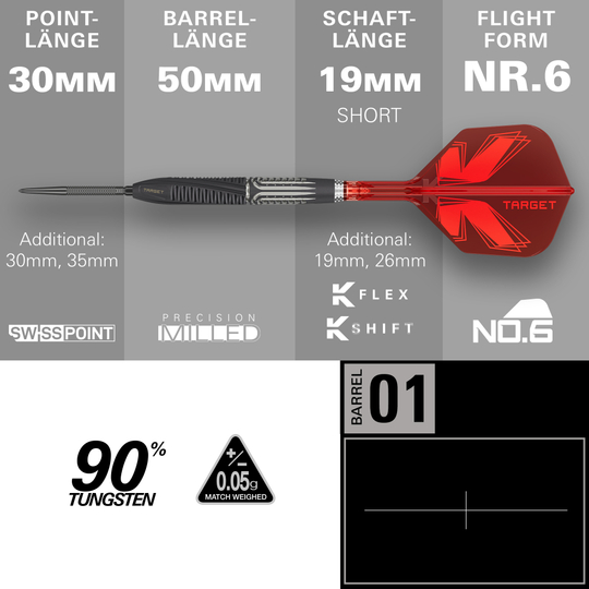 Lotki stalowe Target Shift Swiss Point 