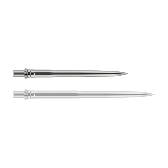 Końcówki do lotek Caliburn EVO - gładkie - srebrne Auf dem Bild sind vermutlich EVO121 Caliburn EVO Dartspitzen EZ Smooth in Silber, 28mm, abgebildet. Diese Softdartspitzen sind für elektronische Dartscheiben geeignet.