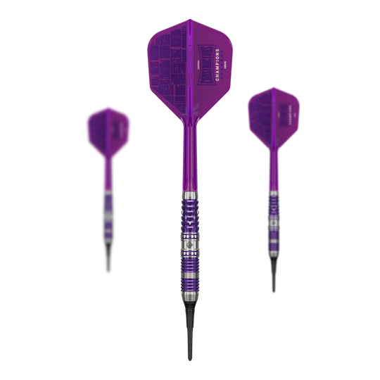 Lotki Target Japan Diamond GEN3 Constructors Champions Limited – 20 g Target Japan Diamond GEN3 Constructors Champions Limited Darts mit einem Gewicht von 20g. Das Bild zeigt das Dart-Set in limitierter Edition.