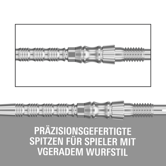 Stalowe groty do lotek Target Signature Swiss Point TRB - srebrne Hier ist die Target Signature Swiss Point TRB Steeldartspitzen in Silber zu sehen. Die Dartspitzen sind für maximale Kontrolle und Haltbarkeit entwickelt.