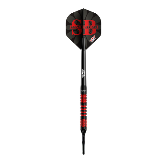 Bulls NL Stefan Bellmont 90 miękkie lotki - 20g Hier werden die Bulls NL Stefan Bellmont 90 Softdarts mit 20 Gramm präsentiert. Diese Darts sind perfekt für Softdartspieler.