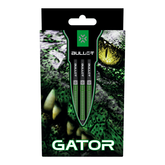 Miękkie lotki Bullet Gator - 20g Das Bild zeigt die Bullet Gator Softdarts - 20g. Sie sind besonders für das Spiel mit Softspitzen geeignet.