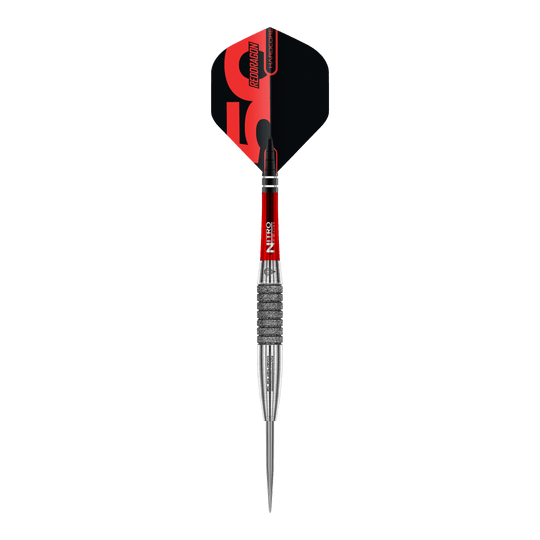Rzutki stalowe Red Dragon Element 6 C z kolekcji 50 lat - 25 g Zu sehen sind die Red Dragon 50 Year Collection Element 6 C Steeldarts - 25g. Diese Darts wurden als limitierte Jubiläumsausgabe entworfen.
