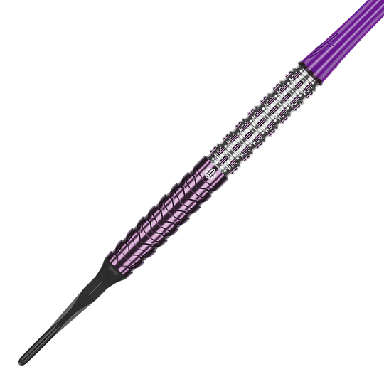 Miękkie lotki Caliburn Awakening ET - 20,5 g Das Bild zeigt die Caliburn Awakening E.T. Softdarts - 20,5g. Die Darts liegen prominent vor weißem Hintergrund.