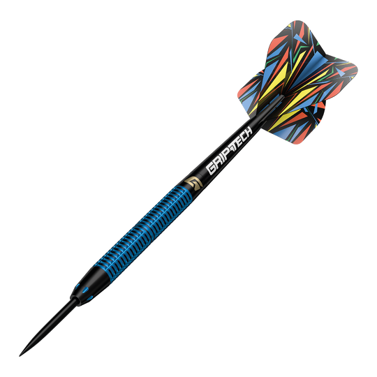 Lotki GOAT Athlete Blue Tungsten Steel Abgebildet sind GOAT Athlete Black Tungsten Steeldarts. Sie werden häufig in Wettkämpfen verwendet.