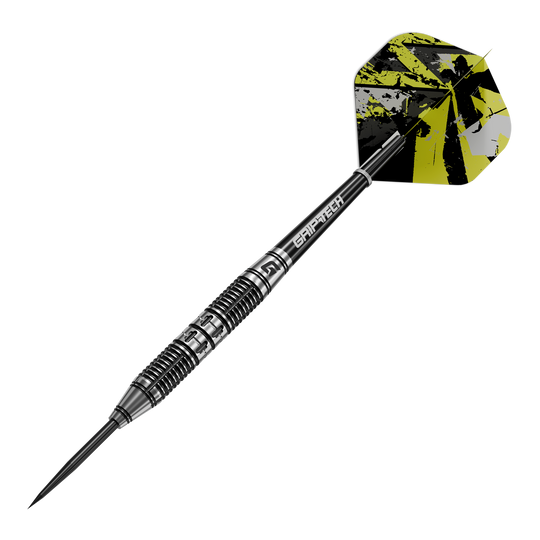 Stalowe lotki GOAT Dumbbell Das Bild zeigt das Produkt GOAT Dumbbell Steeldarts. Es handelt sich um Steeldarts mit einem besonderen Design.