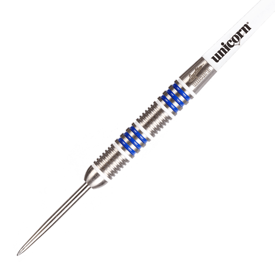 Stalowe lotki Unicorn Silver Star Var.4 Gary Anderson Auf dem Bild ist ein Set Unicorn Silver Star Var.4 Gary Anderson Steeldarts zu sehen. Die Darts sind aus Metall und für den Steeldart geeignet.