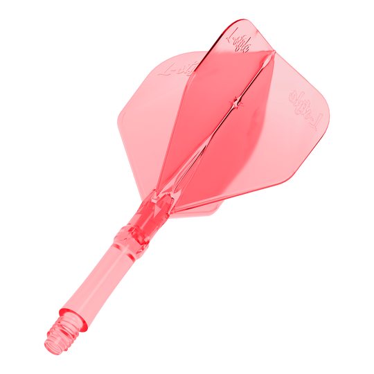 Loty L-Style L-Sytem - Clear Red Zu sehen ist das Produkt L-Style L-Sytem Flights - Clear Red. Die roten, durchsichtigen Flights sind Zubehör für Dartpfeile.