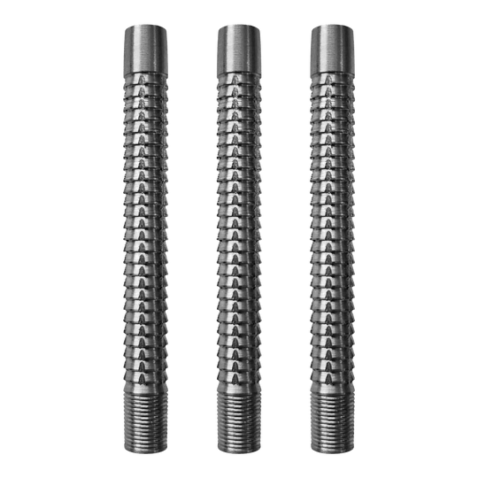 Das Bild zeigt das Produkt McDart Giga Grip 2 Barrel. Dies ist ein spezieller Dart-Barrel für Softdarts.