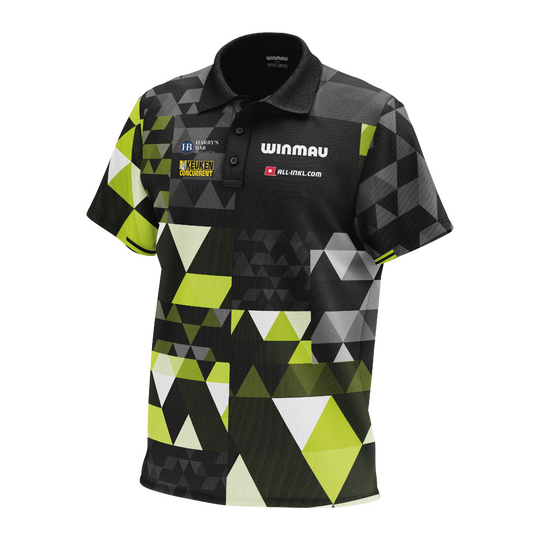 Poloshirt der Winmau Michael Van Gerwen Fan-Edition. Dieses Shirt ist für Fans von Michael Van Gerwen gestaltet.