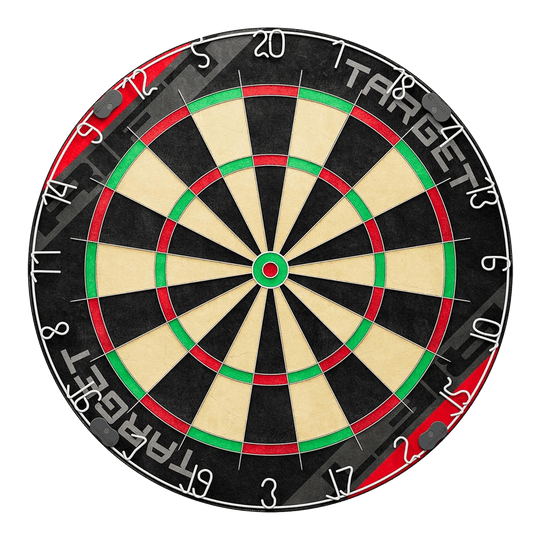Zestaw tarcz do darta Target Rift ze stali Das Bild stellt das Target Rift Steeldartboard Set dar. Es ist ein hochwertiges Set für Freizeit und Turniere.