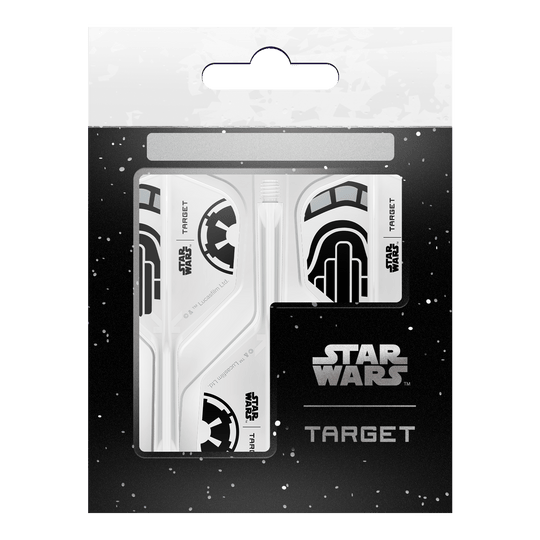Target Star Wars K-Flex Stormtrooper No6 Flights Target Star Wars K-Flex Stormtrooper No6 Flights Dartflügel mit kultigem Stormtrooper-Motiv. Geeignet für Star Wars und Dart Enthusiasten.