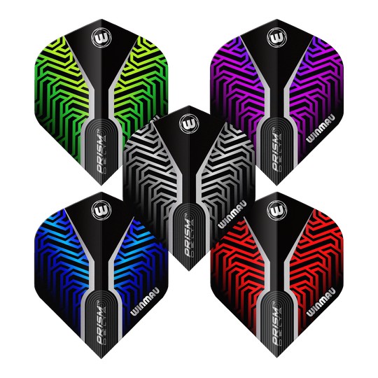 Kolekcja Winmau Prism Delta No2 Standard Flight Das Bild zeigt die Winmau Prism Delta No2 Standard Flight Collection. Die hochwertigen Flights sind optimal für Dartspieler.