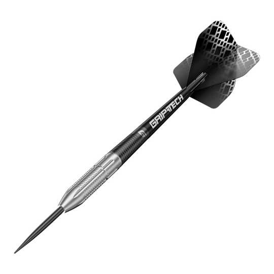 GOAT Reload Steeldarts sind auf diesem Bild zu sehen. Das Produkt ist ein Steeldart-Set für Darts-Spieler.