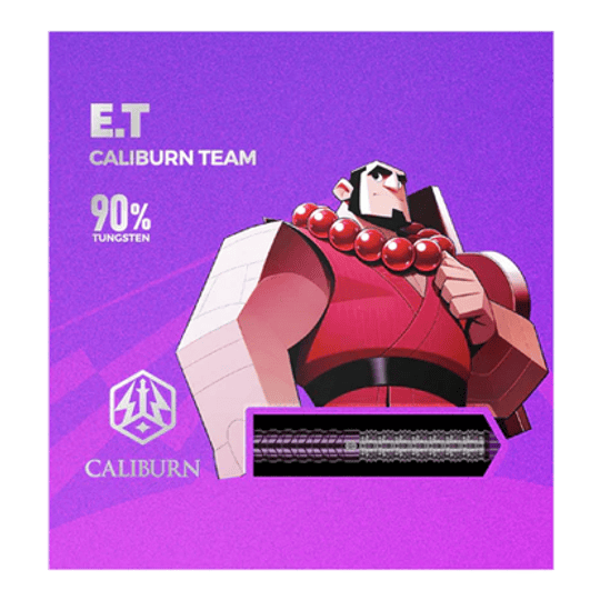 Stalowe lotki Caliburn Awakening ET Hier sind die Caliburn Awakening E.T. Steeldarts abgebildet. Die Steeldarts werden detailliert dargestellt.