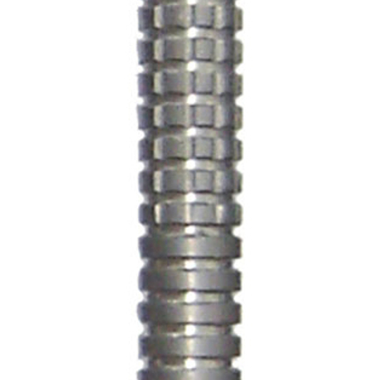 ds15200a975eadb8 Das Bild zeigt einen Dartpfeil-Barrel aus Metall mit geriffeltem Griff. Es handelt sich um das Modell "McDart Dart Star" aus 85 % Tungsten.